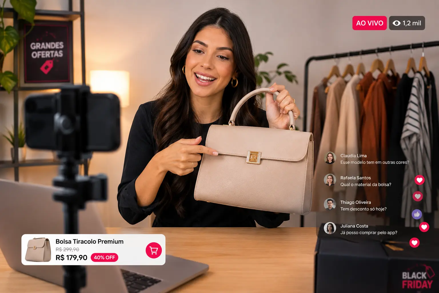 Como usar live commerce na Black Friday para aumentar as vendas?